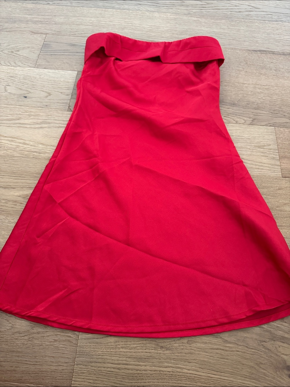 Princess Polly• NWOT Strapless Red Mini Dress